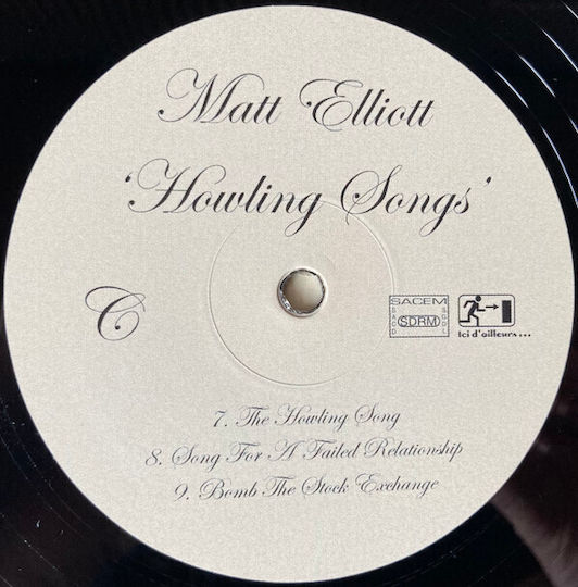 Matt Elliott Howling Songs Vinyl Vinyl All Media