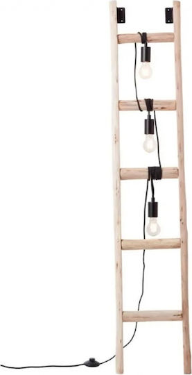 Brilliant Lampadar de Podea Î157xL32cm Cu Dulie Pentru Bec E27 Bej