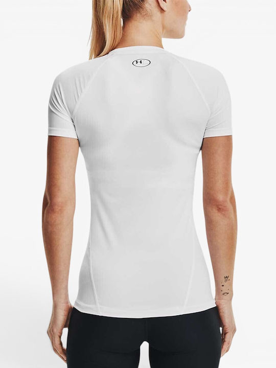 Under Armour Heatgear Дамска Термоизолационна Тениска Compression Бяла