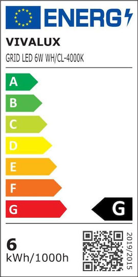 LED Панел 6W с Неутрално Бяло Осветление 4000K
