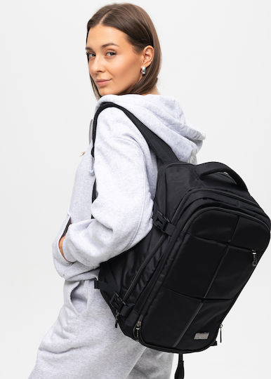 Zagatto Geantă Voiaj De Spate 24l Neagră Din Material Textil L40xL20xÎ30cm