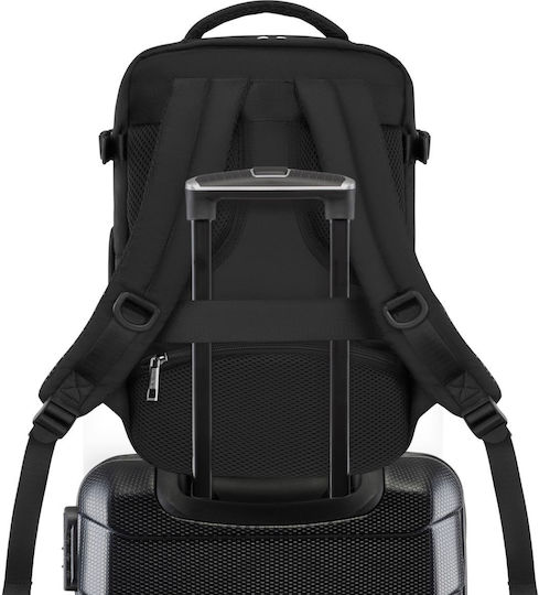 Zagatto Geantă Voiaj De Spate 24l Neagră Din Material Textil L40xL20xÎ30cm