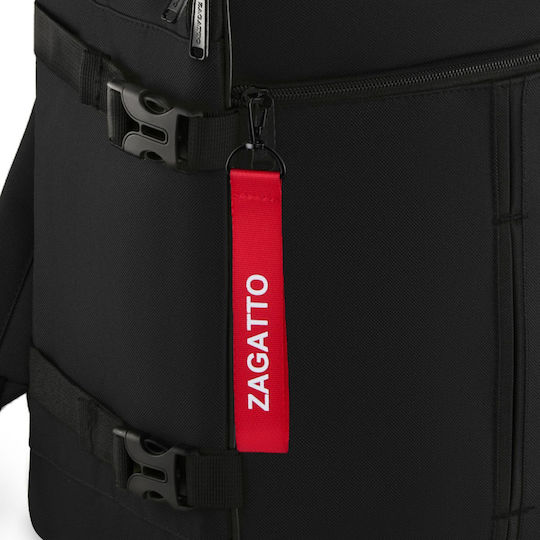 Zagatto Σετ Σακ Βουαγιάζ Πλάτης Μαύρο Υφασμάτινο