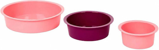 Bakeware Tin For Cake Made Of Silicone 3 Pieces
