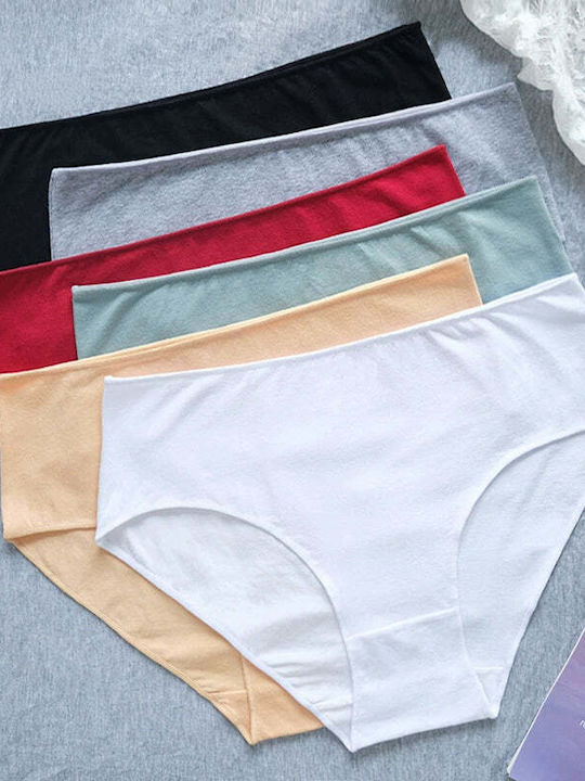 Baumwolle Damen-Slips 3er Pack Grau