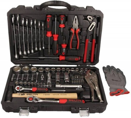 Selta Steckdosen mit Rahmen Gastgeber 1/4" 1/2" Set 72 Stück