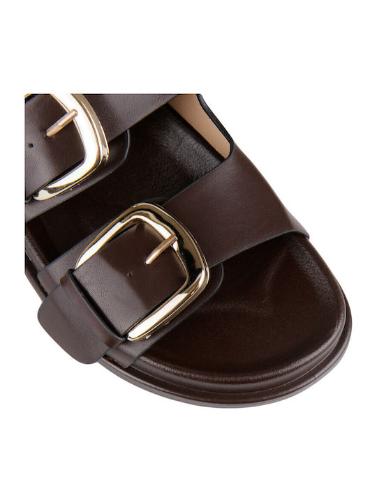 Sandale Casual Damă Anatomici Flatforme Maro