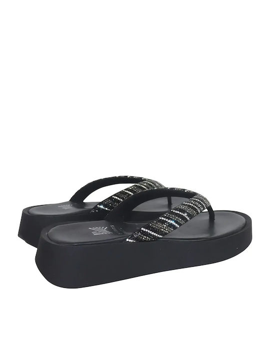 Дамски Сандали Flatforms Черни