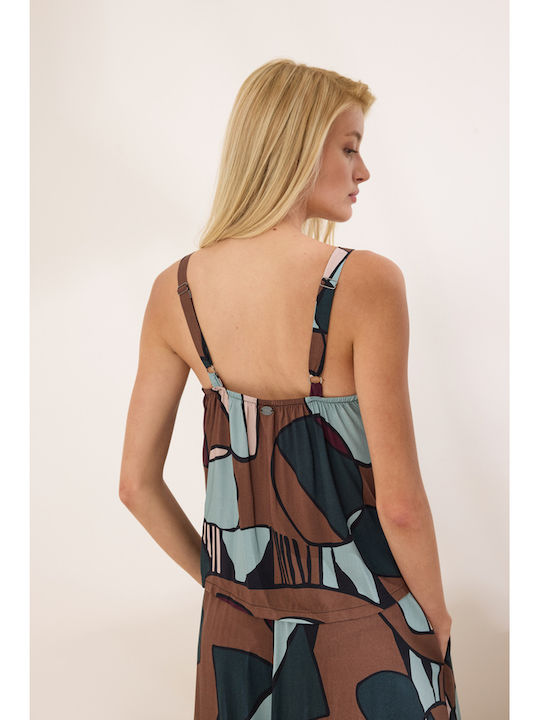 Women's Crop Top Brown