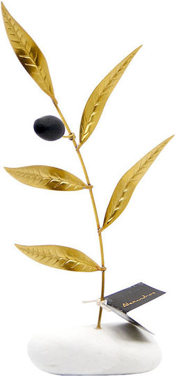 Alexandros Handgefertigtes Tischdekoration E005-iii-Kladi Olive Mittlere Schräg 9x18