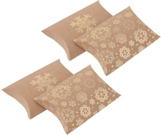 DP Craft Hölzernes Weihnachtsgeschenkbox für Geschenk 10x11cm 4Stücke