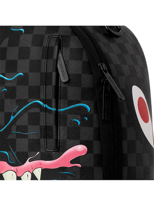 Sprayground Marvel Spiderman Venom Sharkmouth Σχολική Τσάντα Πλάτης Γυμνασίου - Λυκείου με Θήκη για Παγούρι Μαύρη 29 x 15 x 45εκ
