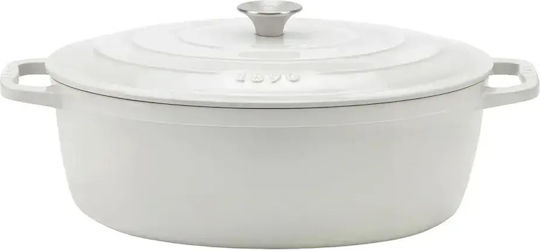 HKoenig Oval Gusseisen Niederländische Ofen 7.7lt