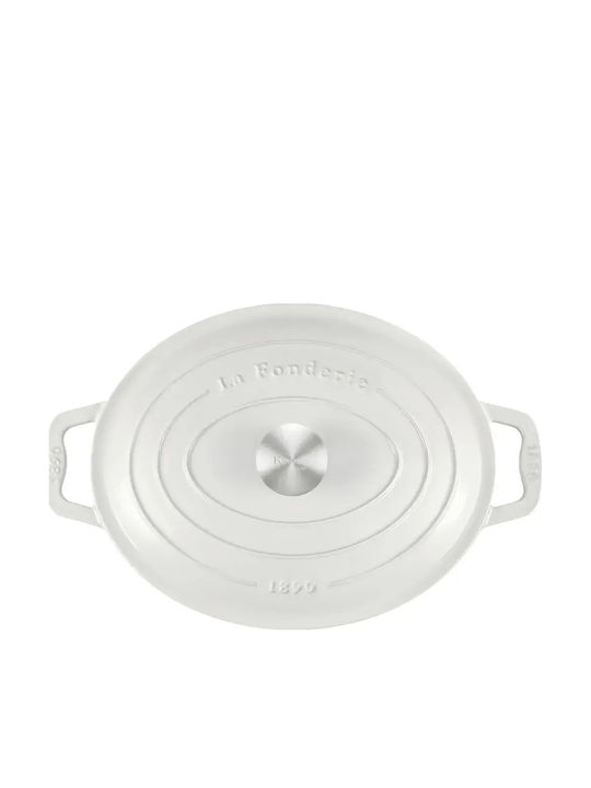 HKoenig Oval Gusseisen Niederländische Ofen 7.7lt