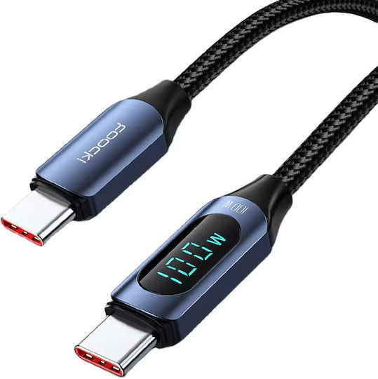 Usb Type-c To Type-c Data Charging Cable 100w 1m Black