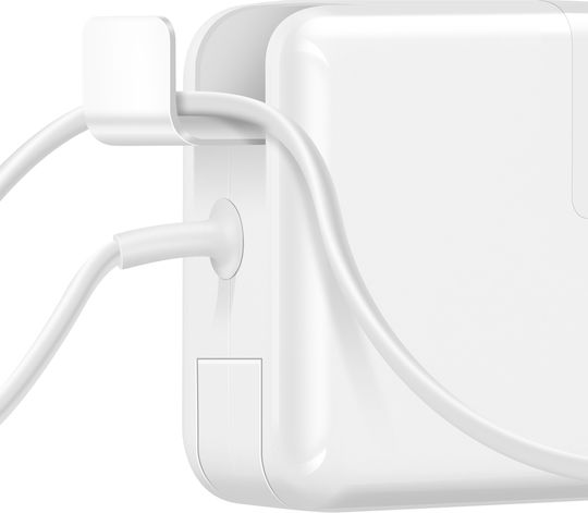 Max Excell Încărcător Sector 60w 13" Macbook Pro Magsafe 2 Magnetic Led Clip Cablu Alb