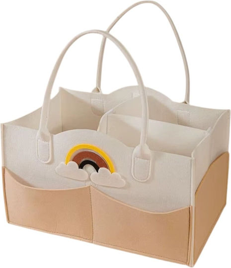 Queen Mother Baby Cosmetic Basket White