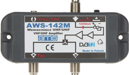 AMS Aws-142m Satellitenzubehör Line-Verstärker