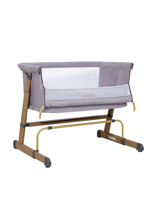 Belletti Baby Cradle with Mattress and Wheels Ecru