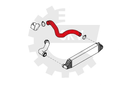 Turbo-Ladeluftkühler Für Mitsubishi Outlander 2.2 Di-d 150 Hp 1505a568 1505a568