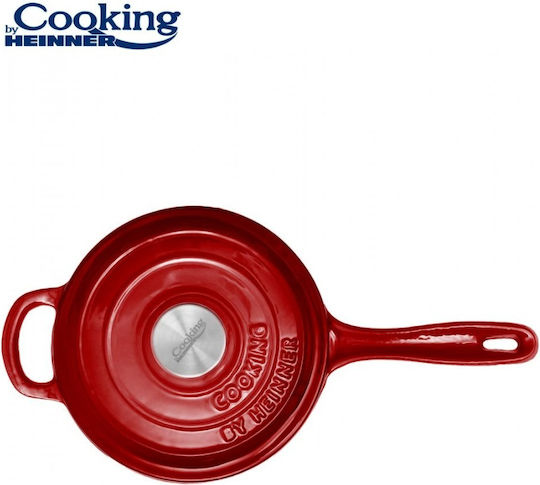 Heinner Red Line Κατσαρολάκι Γάλακτος από Μαντέμι 1.8lt / 19cm