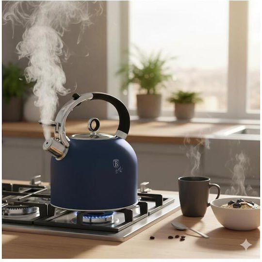 Berlinger Haus Rostfreier Stahl Teekessel Blau 3000ml