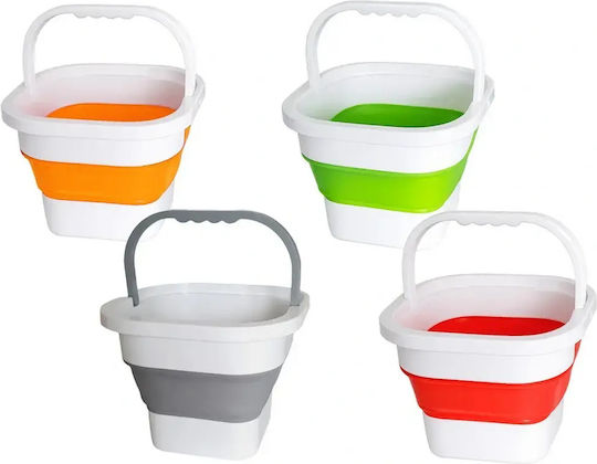 Verk Group Klappbarer Mop Eimer aus Silikon mit 5l Gewicht