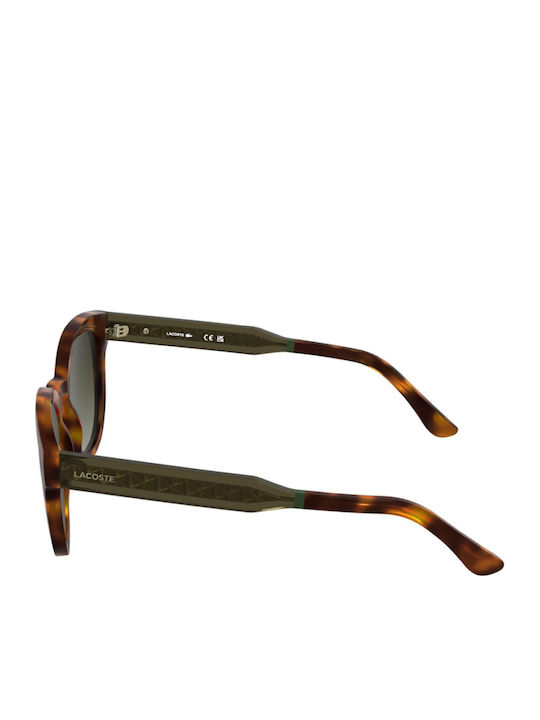 Lacoste Ochelari de Soare Pentru Femei cu Ramă Tortoise Maro și Lentilă Degrade Maro L6070S-214