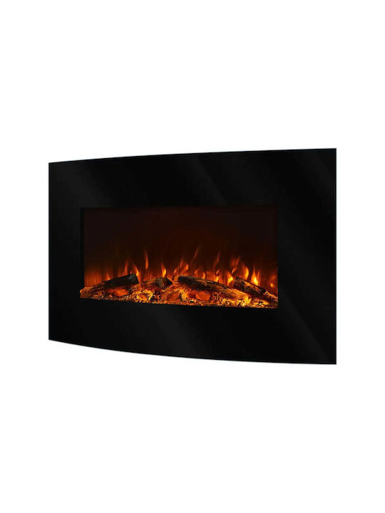 Art Flame Wall Mounted Electric Fireplace 750W Black