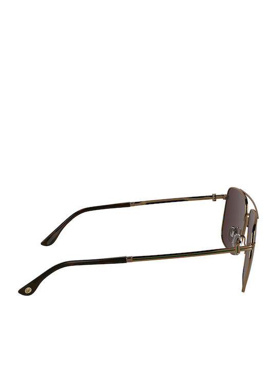 Lacoste Ochelari de Soare Pentru Bărbați cu Ramă Aurie și Lentilă Degrade Aurie L272S-750
