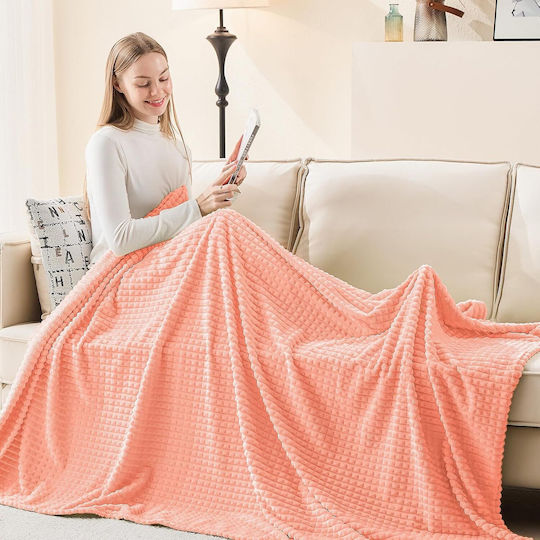 Emme Furry Single Blanket 150x200cm Pink