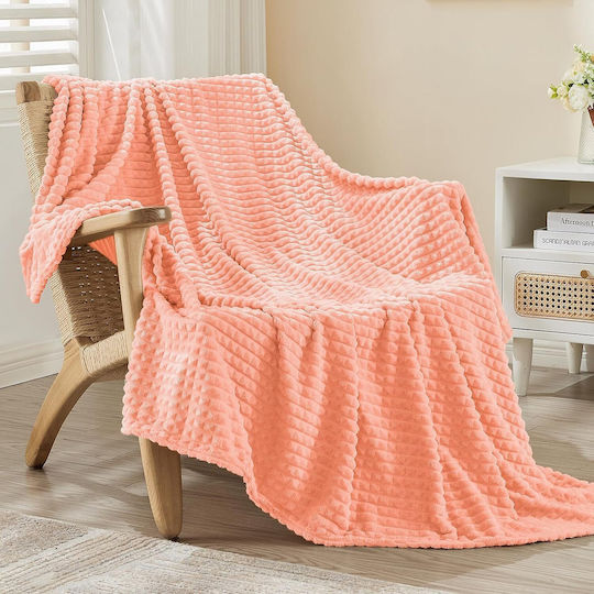 Emme Furry Single Blanket 150x200cm Pink