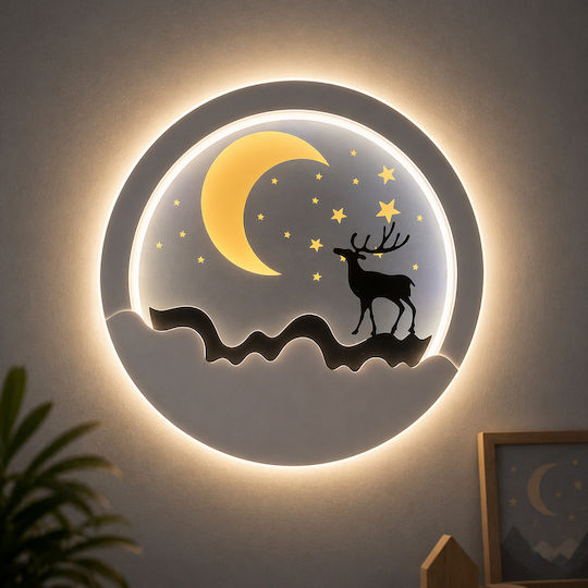 Alista Home Lumini De Perete Pentru Copii Led Metalic