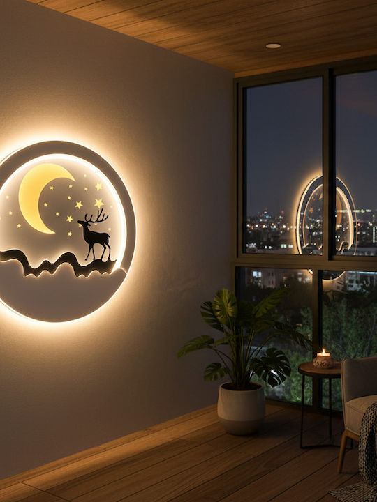 Alista Home Lumini De Perete Pentru Copii Led Metalic