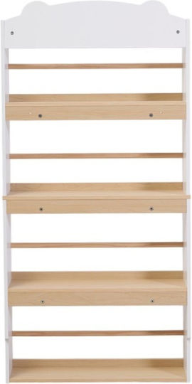 Wandregal Holz Weiß