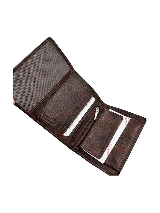 Leder Herrenbrieftasche mit RFID Braune