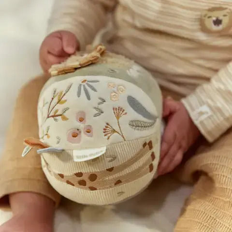 Little Dutch Μπάλα Safari Friends από Ύφασμα με Ήχους