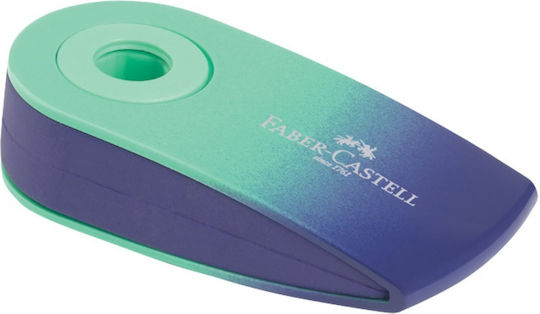 Radieră Faber Castell Mini Sleeve Flow Edition Albastru Buzzing