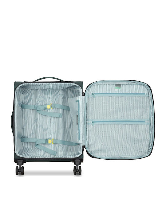 Delsey Dita Cabin Suitcase Green Height 55cm