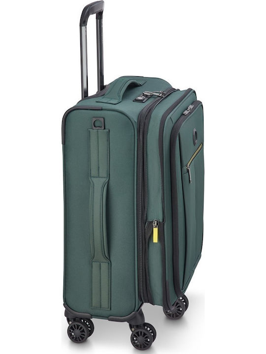Delsey Dita Cabin Suitcase Green Height 55cm