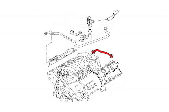 Αγωγός Εξαερισμού Στροφαλοθάλαμου Audi A4 B5 A6 C5 Skoda Superb I Vw Passat B5 078103235k