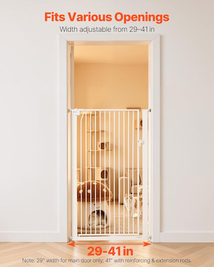 Vevor Dog And Cat Door Made Of Metal In White Colour