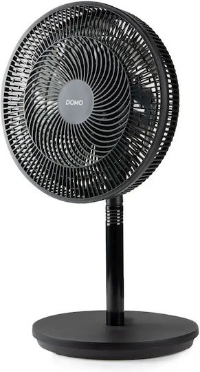 Domo Ventilator Pe Piedestal 55W Diametru Ventilator 39.5cm Negru