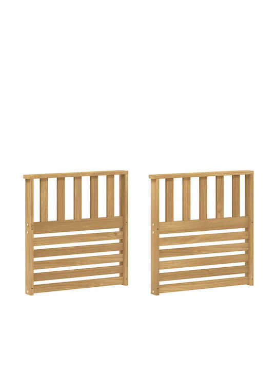 Gartenstühle Hölzernes Beige 2 Stück