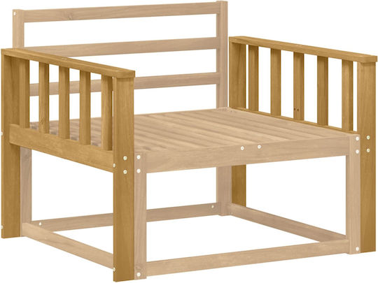 Gartenstühle Hölzernes Weiß 2 Stück
