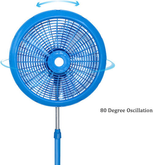 Ventilator Sockel Durchmesser 45.72cm Blau