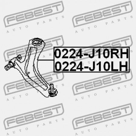 Μπροστινό Αριστερό Άνω Βραχίονα Ελέγχου Nissan Qashqai J10e 2006.12-2013.12 El 54501-jd000