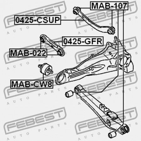 Vordere Querlenkerstange Mitsubishi Asx Ga0 2010.04-2013.01