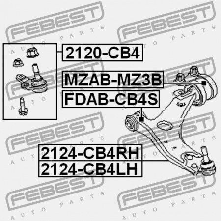 Rechter Vorderer Steuerarm Für Ford Focus Cb4 2008-2011 Eu 1570284