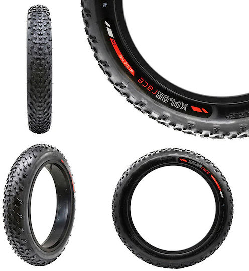 Ewheels Гума за велосипед Град Fat Bike CMM265 20" x 4" Черен Cmm265